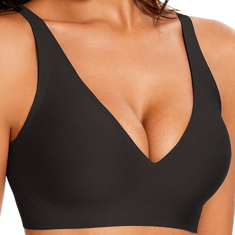 V-neck Wireless Jelly bra- Ultimate comfort